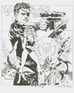 Jim Steranko SIGNED LE Marvel Comic Art Print #35/100 Nick Fury Agent of Shield