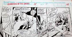 Jim Valentino Original Art Guardians Of The Galaxy Story Page 15 Issue 11 SIGNED