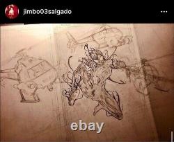 Jimbo Salgado ORIGINAL ART 17x33 Symbiote Spider-Man