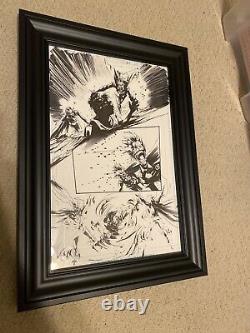 Jock Batman Who Laughs #5 Pg 9 Original Art Scott Snyder Writer Great Action