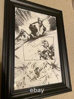 Jock Batman Who Laughs #5 Pg 9 Original Art Scott Snyder Writer Great Action