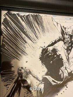 Jock Batman Who Laughs #5 Pg 9 Original Art Scott Snyder Writer Great Action