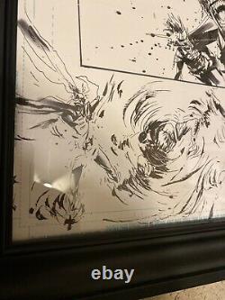 Jock Batman Who Laughs #5 Pg 9 Original Art Scott Snyder Writer Great Action