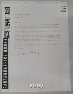 Joe Kubert DC Comics Journal Original Art Private Letter Collection