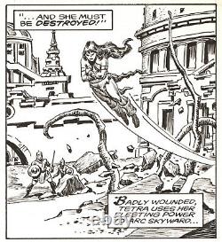 John Buscema Conan The Barbarian #185 page 27 Original Art Marvel Comics