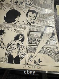 John Byrne Original Comic Art Avengers #233 pg 18 Signed