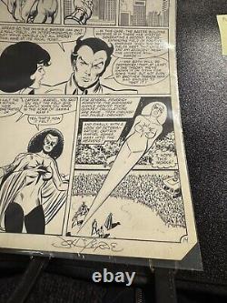 John Byrne Original Comic Art Avengers #233 pg 18 Signed