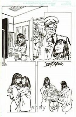 John Byrne Signed 1999 Spider-man Original Art-mary Jane Watson, Jill Stacy