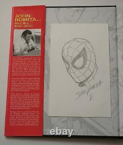 John Romita Sr. Spider-Man Original Art Sketch Signed and Lettered Super Rare