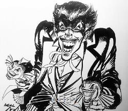 Joker, Neal Adams Original Art, Detective Comics 475 Cover Recreation Batman 251