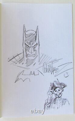 Jose Luis Garcia-Lopez orig. Pencil drawings Batman and Pirate in a sketchbook