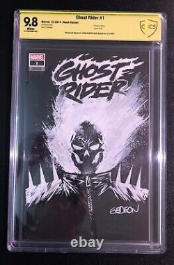 Juan Gedeon Original Art Ghost Rider Sketch Cover #1 Cbcs 9.8 Signature Series
