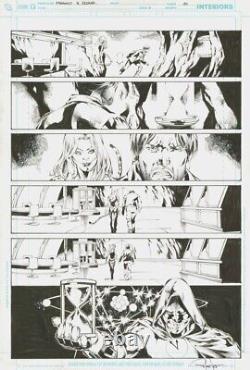 Justice League of America JLA 80 Page Giant Mahmud Asrar Original Art with Cheetah