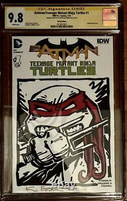 KEVIN EASTMAN ORIGINAL RAPHAEL SKETCH CGC SS 9.8 SIGNED #1 Original Art