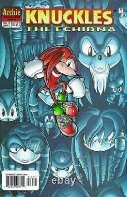 KNUCKLES #16 ART original color guides SONIC HEDGEHOG RARE Complete 22 pages