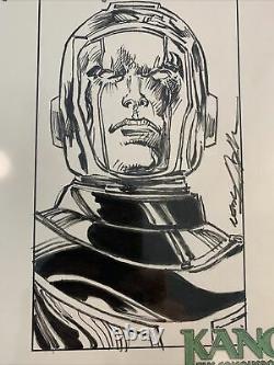 Kang The Conqueror Original Comic Art Sketch By Neal Adams Signed 8.5x11