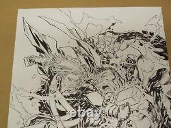 Ken Lashley Original Comic Art Oa Marvel Thor #25 Cover Sdcc Excl #181 Homeage