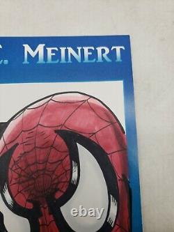 Kevin E. Meinert Sketchbook # 5 / 25 signed original spiderman comic art g5b2