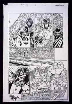 Kevin Maguire Original Art Trinity Angles #1 page 18 Classic Maguire Art