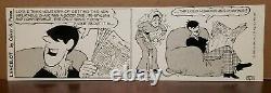 LANCELOT Daily Comic Strip Original Art 12-3-1971 PAUL COKER Mad Artist Ridgeway