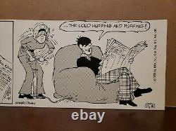 LANCELOT Daily Comic Strip Original Art 12-3-1971 PAUL COKER Mad Artist Ridgeway