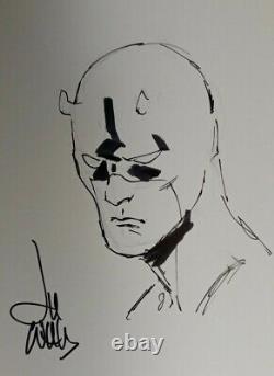 Lee Weeks Daredevil original art. Convention sketch. Signed hand drawing