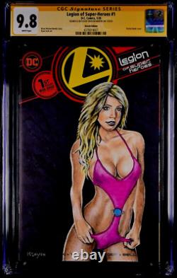 Legion Of Super-heroes #1 Cgc Ss 9.8 Original Art Sketch Saturn Girl DC Comics