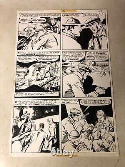 MARVEL CLASSICS #21 MASTER OF THE WORLD original art JULES VERNE 1977 AMBUSH GUN