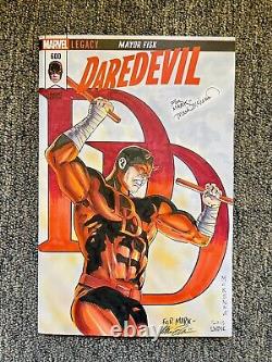 MARVEL DAREDEVIL ORIGINAL ART SKETCH COVER MARK McKENNA STEVE LYDIC