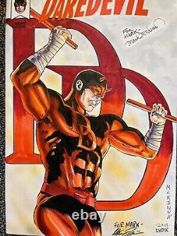 MARVEL DAREDEVIL ORIGINAL ART SKETCH COVER MARK McKENNA STEVE LYDIC