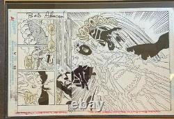 MARVEL ORIGINAL ART Comic Book Page Warlock & Infinity Watch Olliffe Almond