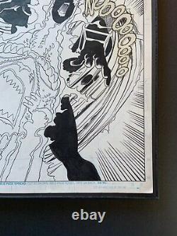 MARVEL ORIGINAL ART Comic Book Page Warlock & Infinity Watch Olliffe Almond