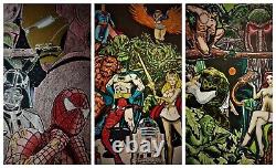 MULTIVERSE 11X17 Original ART COMIC BOOK SPLASH PAGE Drawing Sketch Marvel DC