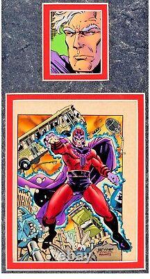 Magneto Original Production Art 1992 Impel marvel card cel x-men comic cel movie