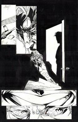 Marat Mychaels Demonslayer #1 Original Art Page 2/3 Splash Image Comics 1999