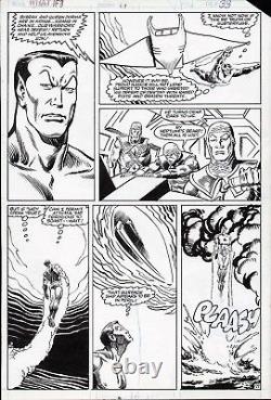 Marc Silvestri 1983 What If #41 Sub-mariner Original Comic Art Page Prince Namor