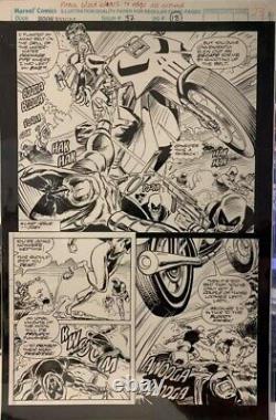 Marc Spector Moon Knight #37 Pg 18 Original Ron Garney Comic Art Page! Punisher