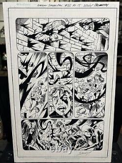 Mark Bagley Interior Original Art Amazing Spider-man Issue 56 Page 15 Asm