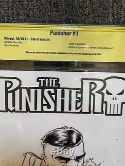 Marvel Battle Damaged Punisher Original Art Sketch By Dan Fraga & Graham Nolan