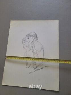Marvel Comics Artist Billy Graham Original Art Sketch Signed Drawing 1970s RARE