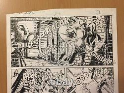 Marvel Comics Daredevil #243 Al Williamson Signed Original Art The Nameless One