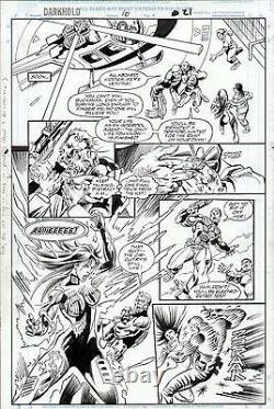 Marvel Comics Darkhold #10 Original Art Page Comic Artwork Awesome Horror Title