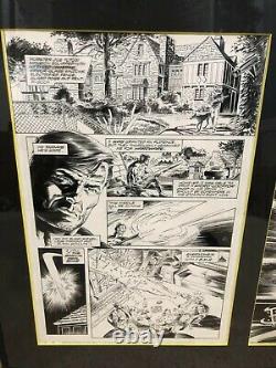Marvel Comics Punisher Summer Special #1 Original Comic Art Framed