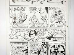 Marvel Comics WCW Original Art Page issue 12 p21 Vader Rick Rude Steve Austin
