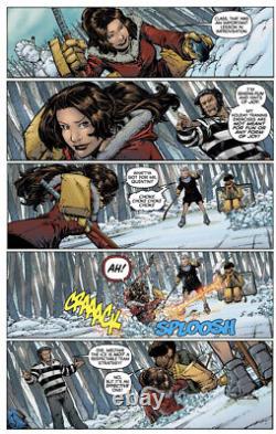 Marvel Holiday Special 2011 X-Men Original Comic Art Kitty Pryde Wolverine