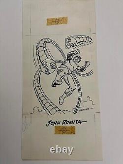 Marvel Series 2 (1991) Dr. Octopus Card Art #136 John Romita Sr. Original Art