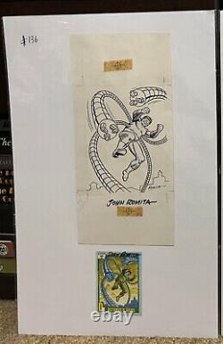 Marvel Series 2 (1991) Dr. Octopus Card Art #136 John Romita Sr. Original Art