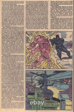 Marvel Universe Update'89 Original Comic Art Iron Man Lab Layton, Guice