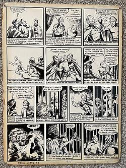 Master Comics Original Art Page, 1940 / The White Rajah