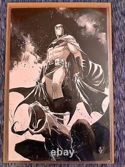 Matteo Scalera Original Art Batman Sketch Commission Dc Comics Dark Knight